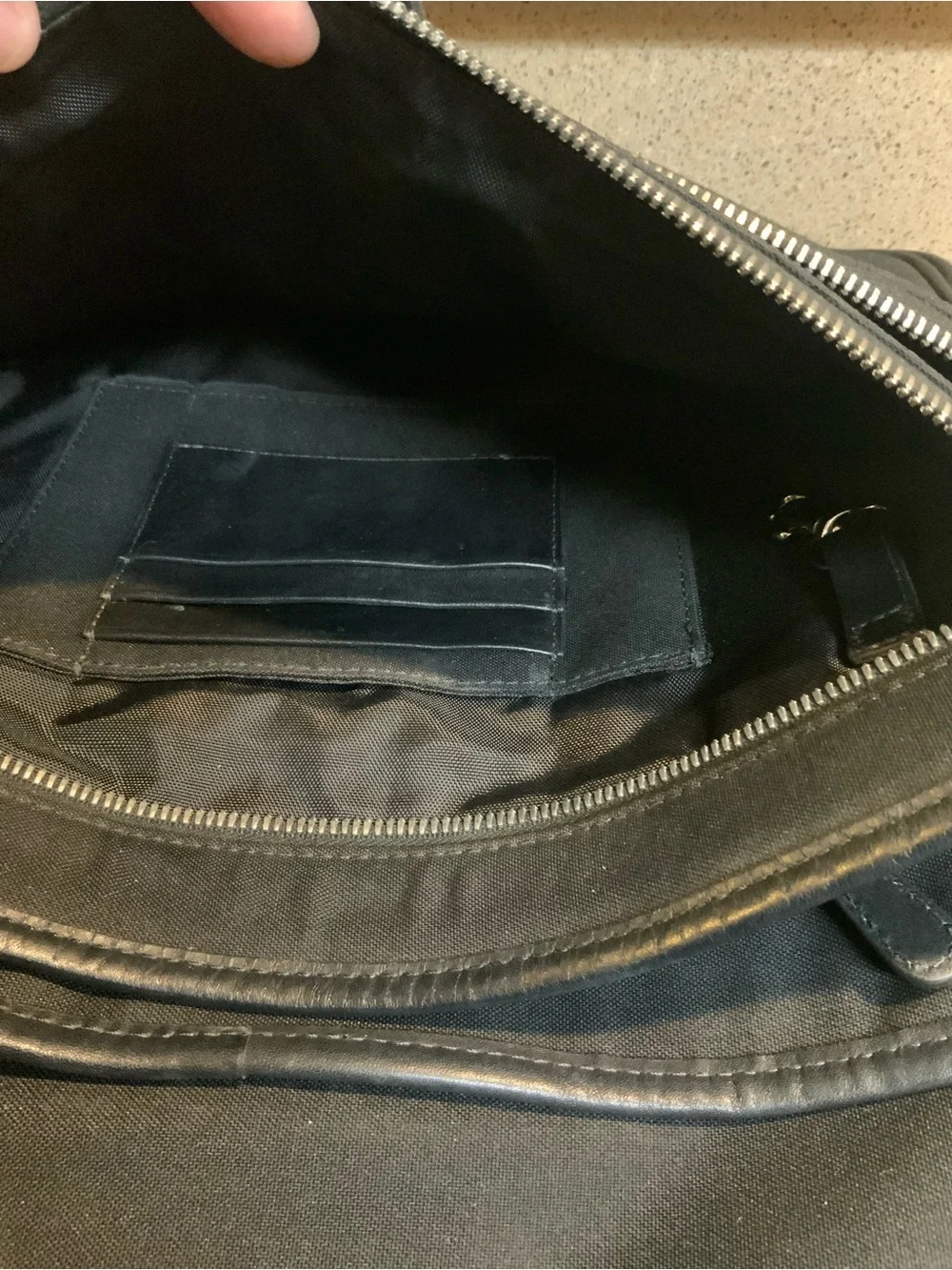 Coach Black Messenger Laptop Bag with Adjustable Strap